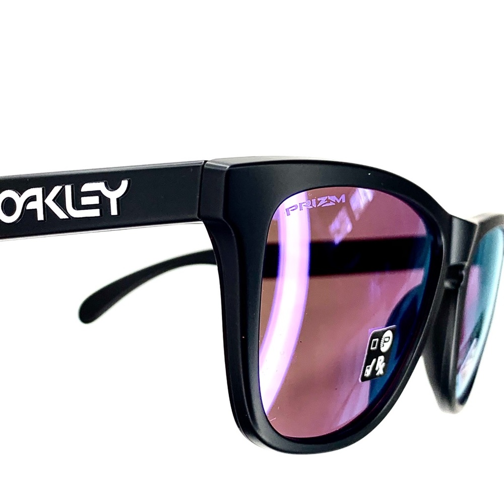 Oakley Prizm Frogskins Matte Black Frames - Picture 3 of 4
